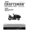 917.256510 15.5 HP Owner's Manual Sears Craftsman $4.95