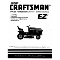 917.256561 19 HP Owner's Manual Lawn Tractor Craftsman