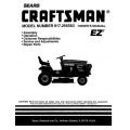 917.256563 19 HP Owner's Manual Lawn Tractor Craftsman