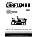 917.256571 19 HP Owner's Manual Lawn Tractor Craftsman