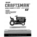 917.256591 15.5 HP Owner's Manual Sears Craftsman $4.95