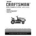917.257590 15.0 HP Owner's Manual Sears Craftsman