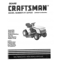 917.257620 12.5 HP Owner's Manual Sears Craftsman