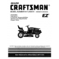Sears Craftsman 917.258470 15.5 HP Owner's Manual $4.95