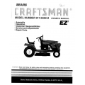 Sears Craftsman 917.258534 15.5 HP Tractor Owner's Manual