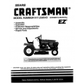 Sears Craftsman 917.258543 15.0 HP Tractor Owner's Manual