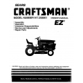 917.258861 18.5 HP Owner's Manual Lawn Tractor Craftsman