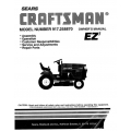 917.258870 18.5 HP Owner's Manual Lawn Tractor Craftsman