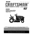 Sears Craftsman 917.259530 15.5 HP Tractor Owner's Manual