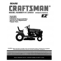 Sears Craftsman 917.259531 15.5 HP Tractor Owner's Manual