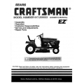 Sears Craftsman 917.259553 15.5 HP Tractor Owner's Manual