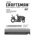 Sears Craftsman 917.259556 15.5 HP Tractor Owner's Manual