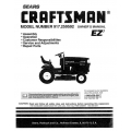 Sears Craftsman 917.259592 15.5 HP Tractor Owner's Manual