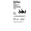 Sears Craftsman 917.259870 13.5 HP Electric Start 38" Mower 5 Speed Transaxle Lawn Tractor Owners Manual