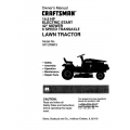 Sears Craftsman 917.270512 14.5 HP Electric Start 42" Mower 6 Speed Transaxle Lawn Tractor Owner's Manual