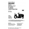 917.270681 16.0 HP Electric Start 42" Mower Automatic Lawn Tractor Owner's Manual Sears Craftsman