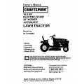 917.270682 16.0 HP Electric Start 42" Mower Automatic Lawn Tractor Owner's Manual Sears Craftsman