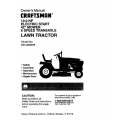 917.270770 19.0 HP Electric Start 42" Mower 6 Speed Transaxle Lawn Tractor Sears Craftsman