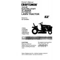 917.270781 19.0 HP Electric Start 42" Mower Automatic Owner's Manual Lawn Tractor Craftsman