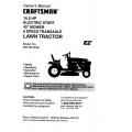 917.271015 15.5 HP Electric Start 42" Mower 6 Speed Transaxle Lawn Tractor Sears Craftsman