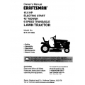 917.271050 15.5 HP Electric Start 42" Mower 6 Speed Transaxle Lawn Tractor Sears Craftsman 