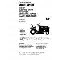 917.271051 15.5 HP Electric Start 42" Mower 6 Speed Transaxle Lawn Tractor Sears Craftsman