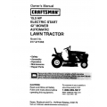 917.271063 15.5 HP Electric Start 42" Mower Automatic Lawn Tractor Sears Craftsman