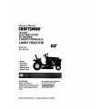 917.271110 16.5 HP Electric Start 42" Mower 6 Speed Transaxle Lawn Tractor Owner's Manual Sears Craftsman