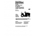 917.271133 16.5 HP Electric Start 42" Mower 6 Speed Transaxle Lawn Tractor Owner's Manual Sears Craftsman