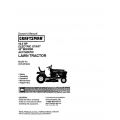 Sears Craftsman 917.271643 16.5 HP Electric Start 42" Mower Automatic Lawn Tractor Owner's Manual