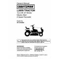 917.272352 15.5 HP 42" Mower Electric Start 6 Speed Transaxle Lawn Tractor Sears Craftsman