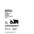 917.272421 18.0 HP Electric Start 42" Mower Automatic Owner's Manual Lawn Tractor Sears Craftsman