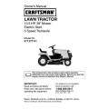 917.277131 13.5 HP 38" Mower Electric Start 5 Speed Transaxle Lawn Tractor Sears Craftsman
