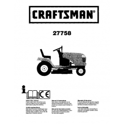 917.27758 18.5 HP Instruction Manual Craftsman