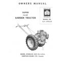 Garden Tractor (David Bradley) Super 5.6-HP Model No. 917.575112 Owners Manual