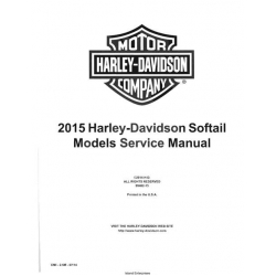 Harley Davidson 2015 Softail Models 99482-15 Service Manual