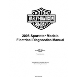 Harley Davidson 2008 Sporters Models Electrical Diagnostics Manual 99495-08