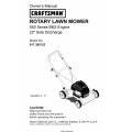 Craftsman Rotary Lawn Mower 550  Series Briggs & Stratton Engine Owner's Manual  Model No. 917.385123