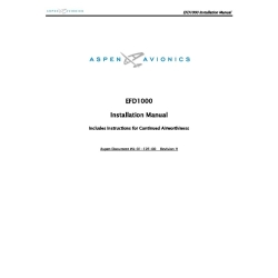 Aspen EFD1000 Installation Manual A-01-126-00