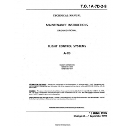  LTV A-7D Corsair II Flight Control Systems Maintenance Instructions 1976 - 1991