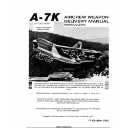 LTV A-7 Corsair II USAF Series Aircraft Aircrew Weapon Delivery Manual 1981