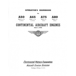 Continental Operators Handbook A50, A65, A75 & A80 Series