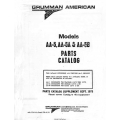 Grumman American Models AA-5 AA-5A AA-5B Parts Catalog 1975