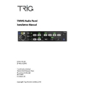 Trig TMA45 Audio Panel Installation Manual 01852-00-AB