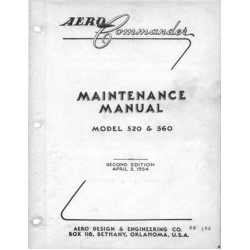 Aero Commander Model 520 & 560 Maintenance Manual