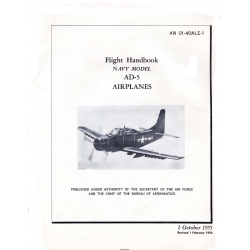 McDonnell Douglas AD-5  Flight Handbook 1955-1956