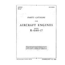 Lycoming R-680-17 Parts Catalog 1944 AN 02-15AC-4