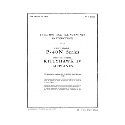 Curtiss P-40N & Kitty Hawk IV Erection and Maintenance Instructions