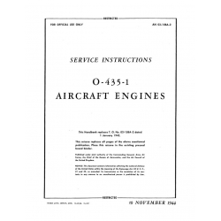 Lycoming (Overhaul) Service Instructions O-435-1