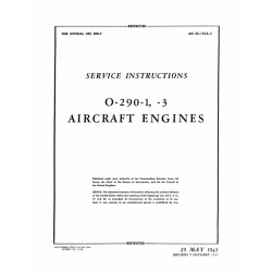 Lycoming Service Instructions AN 02-15CA-2 O-290-1 & 3